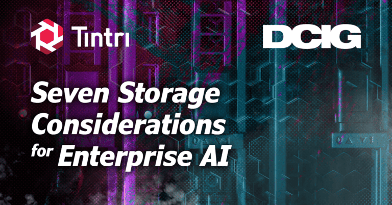 Intelligent Infrastructure Blog - Seven Storage Considerations for Enterprise AI