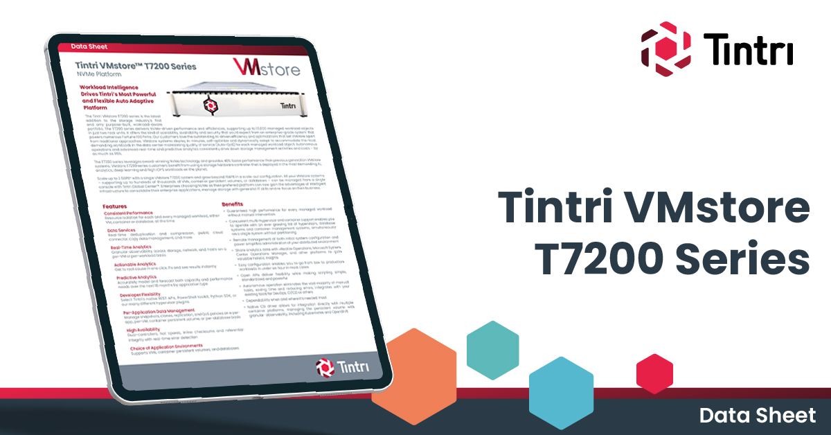 VMstore T7200 Series Data Sheet - Tintri